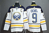 Sabres 9 Jack Eichel White Adidas Jersey,baseball caps,new era cap wholesale,wholesale hats